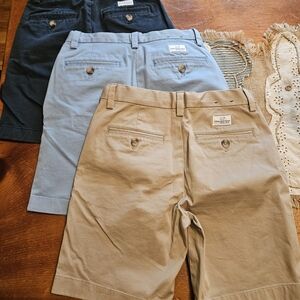 Vineyard Vines Boys Chino Shorts — Navy, Light Blue, Khaki